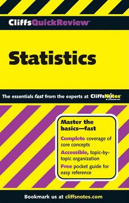 Book cover for CliffsQuickReview Statistics