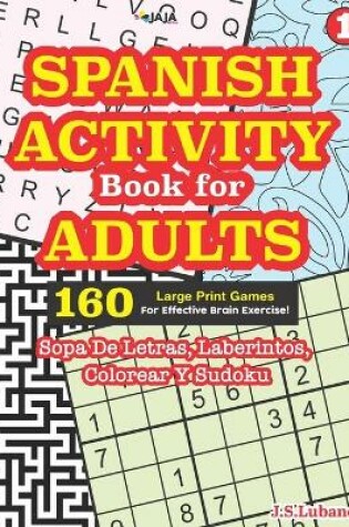 Cover of SPANISH ACTIVITY Book for ADULTS