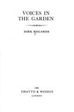 Cover of Voices in the Garden