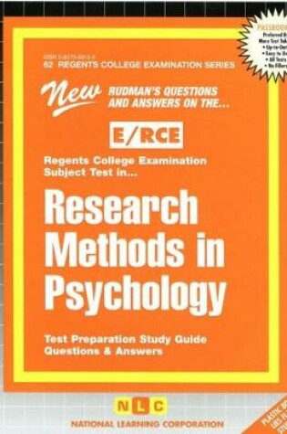 Cover of Research Methods In Psychology