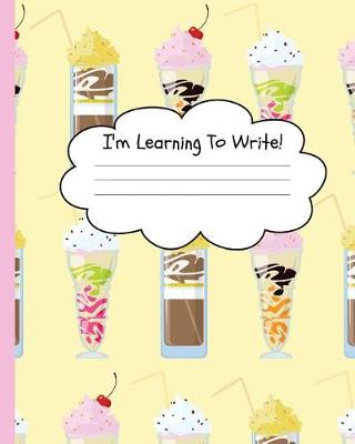 Book cover for Primary Handwriting Notebook Milkshake