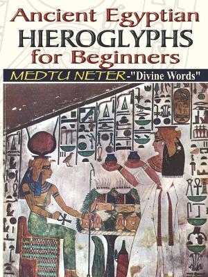 Book cover for Ancient Egyptian Hieroglyphs for Beginners - Medtu Neter- Divine Words