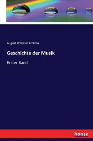 Cover of Geschichte der Musik