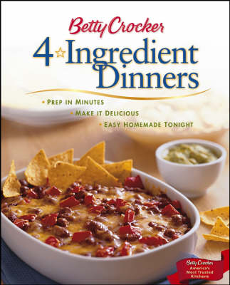 Book cover for Betty Crocker 4 Ingredient Dinners