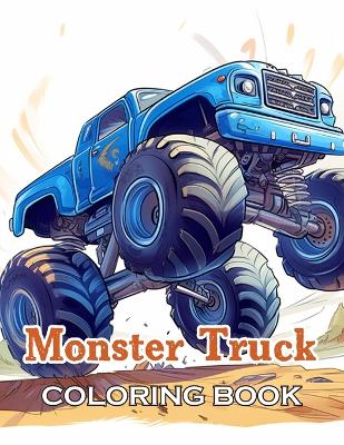 Book cover for Monster Truck Coloring Book