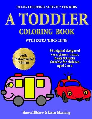 Book cover for Delux Coloring Activity for Kids