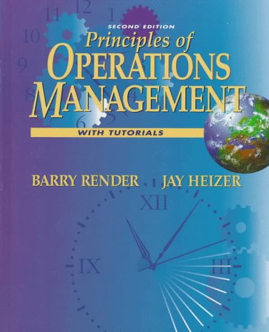 Book cover for Principles of Operations Management with Tutorials