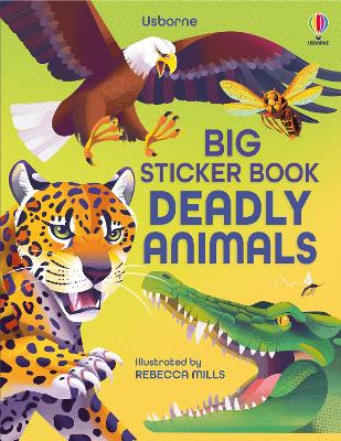 Book cover for Big Sticker Book Deadly Animals