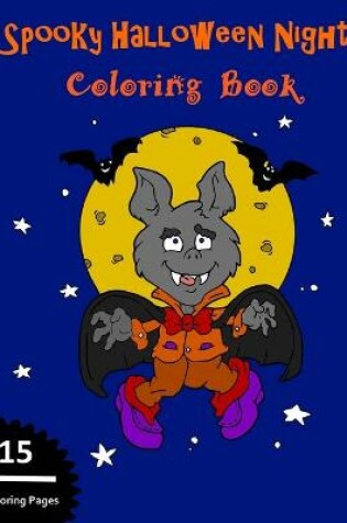 Cover of Spooky Halloween Night Coloring Book