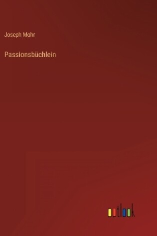 Cover of Passionsbüchlein