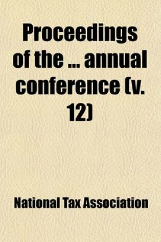 Cover of Proceedings of the Annual Conference (Volume 13)