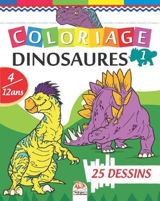 Book cover for Coloriage Dinosaures 1