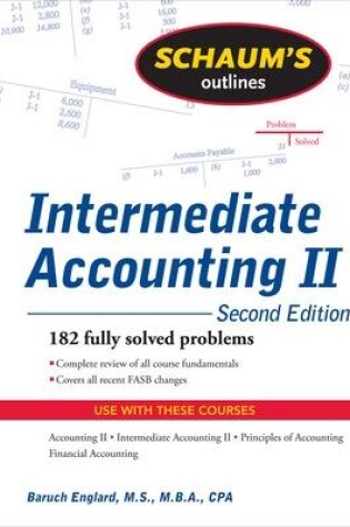 Cover of Schaum's Outline of Intermediate Accounting II, 2ed