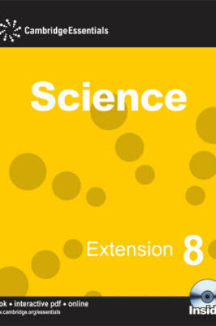Cover of Cambridge Essentials Science Extension 8 with CD-ROM