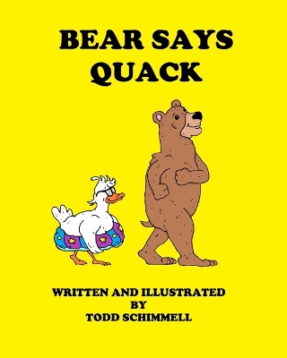 Book cover for Bear Says Quack