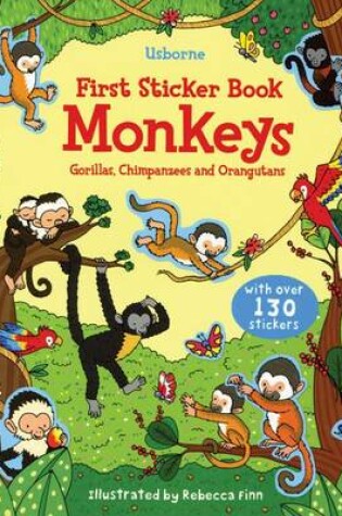 Cover of First Sticker Book Monkeys
