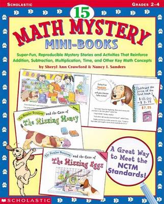 Book cover for 15 Math Mystery Mini-Books