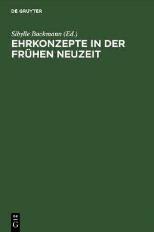 Cover of Das Konzept Der Ehre in Der Fruhen