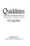 Book cover for Quiddities