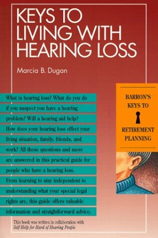 Cover of Keys to Living with Hearing Loss