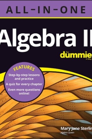Cover of Algebra II All-in-One For Dummies (+ Chapter Quizz es Online)