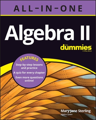 Book cover for Algebra II All-in-One For Dummies (+ Chapter Quizz es Online)
