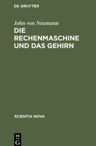 Cover of Die Rechenmaschine Und Das Gehirn
