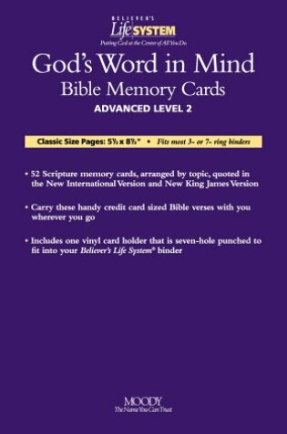 Cover of BLS Gods Word in Mind Bible Memory Cards-Advanced Level 2