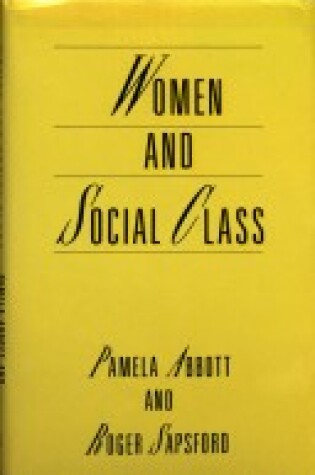 Cover of Women and Social Class