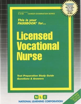 Book cover for Licensed Vocational Nurse