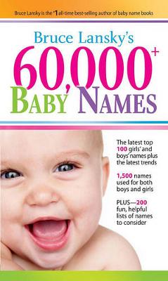 Book cover for 60,000+ Baby Names