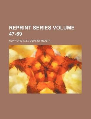 Book cover for Reprint Series Volume 47-69