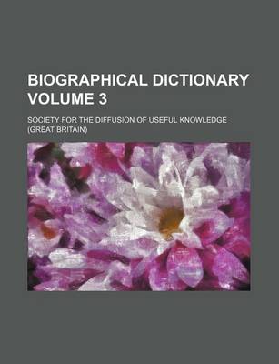 Book cover for Biographical Dictionary Volume 3