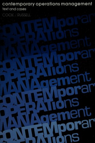 Cover of Contemporary Operations Management