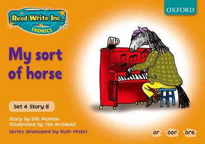 Book cover for Read Write Inc Phonics Orange Set 4 Storybooks My Sort of Horse