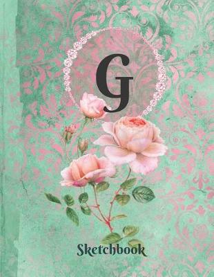 Book cover for Basics Sketchbook for Drawing - Personalized Monogrammed Letter G