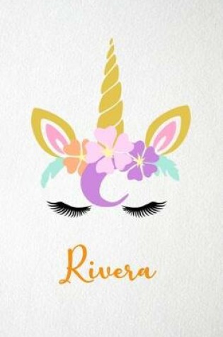 Cover of Rivera A5 Lined Notebook 110 Pages