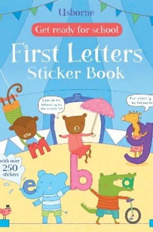 Cover of Get Ready for School First Letters Sticker Book
