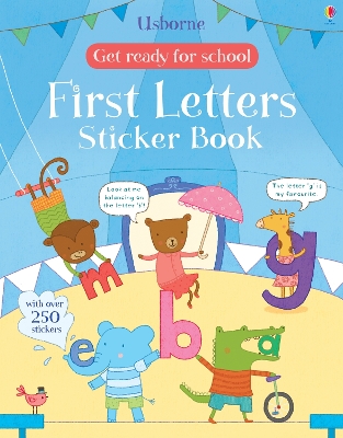 Cover of Get Ready for School First Letters Sticker Book