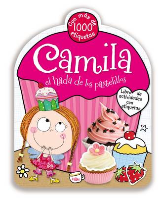 Book cover for Camila, libro de actividades con etiquetas