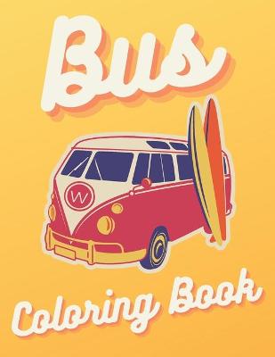 Book cover for Bus Coloring Book