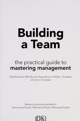 Cover of Building a Team