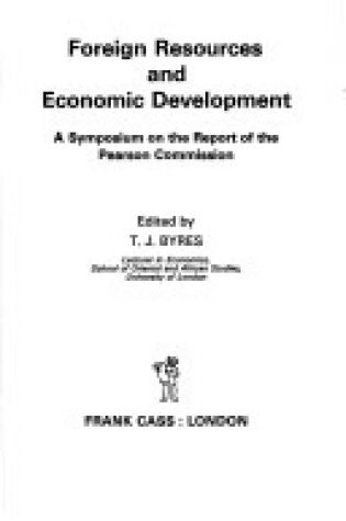 Cover of Foreign Resources and Economic Development