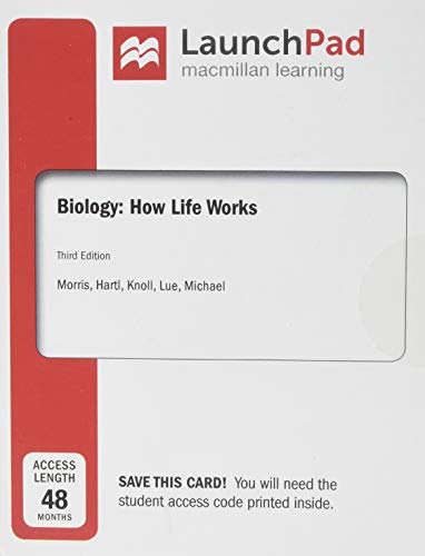 Book cover for Launchpad for Biology: How Life Works (8-Term Access)