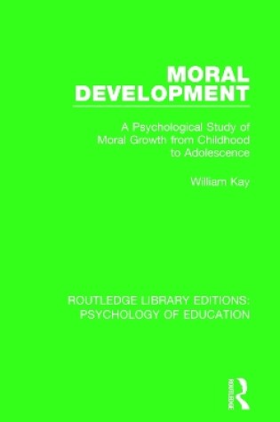 Cover of Moral Development