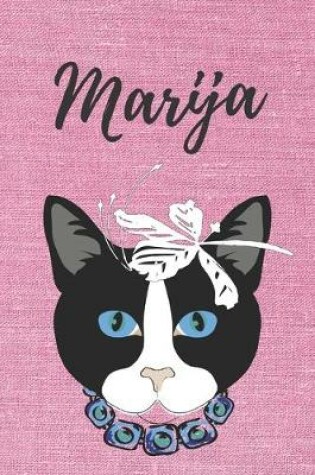 Cover of personalisiertes Notizbuch Katze / Notizheft / Journal / Malbuch / Tagebuch / Kritzelbuch / DIN A5 / Geschenk Marija