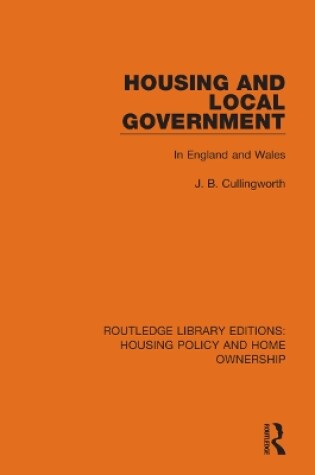 Cover of Housing and Local Government
