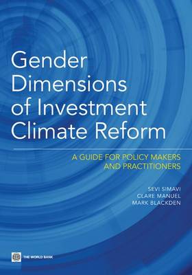 Book cover for Gender Dimensions of Investment Climate Reform