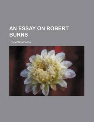 Book cover for An Essay on Robert Burns