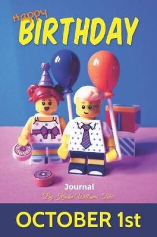 Cover of Happy Birthday Journal October 1st